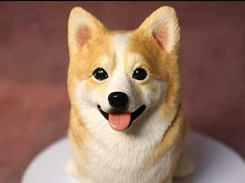 Custom Ceramic Pet Figurine – Handcrafted Lifelike Sculpture