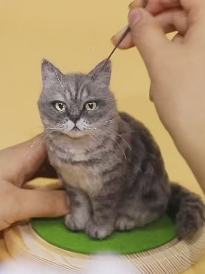 Custom Wool Felted Pet Replicas – Handcrafted 3D Pet Replicas
